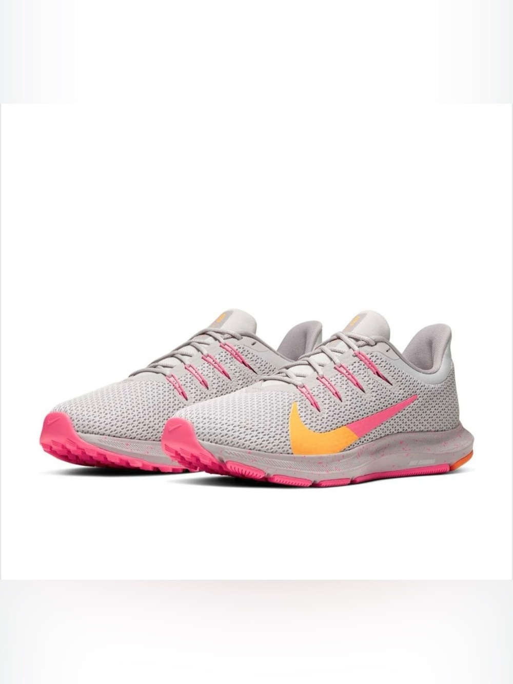 Nike Quest 2 Vast Grey Digital Pink Women’s Running Shoes Size 7.5